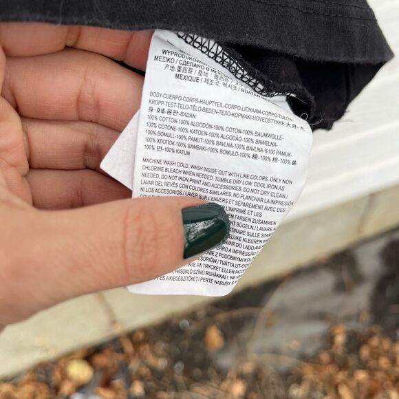 VANS Sunflower Check Women’s 100% Cotton Graphic Tee, Black- Size XS - Picture 7 of 7